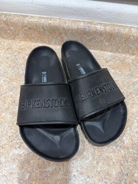 Birkenstock Black Slide Sandals - Barbados Eva Pool Lake Men’s 11